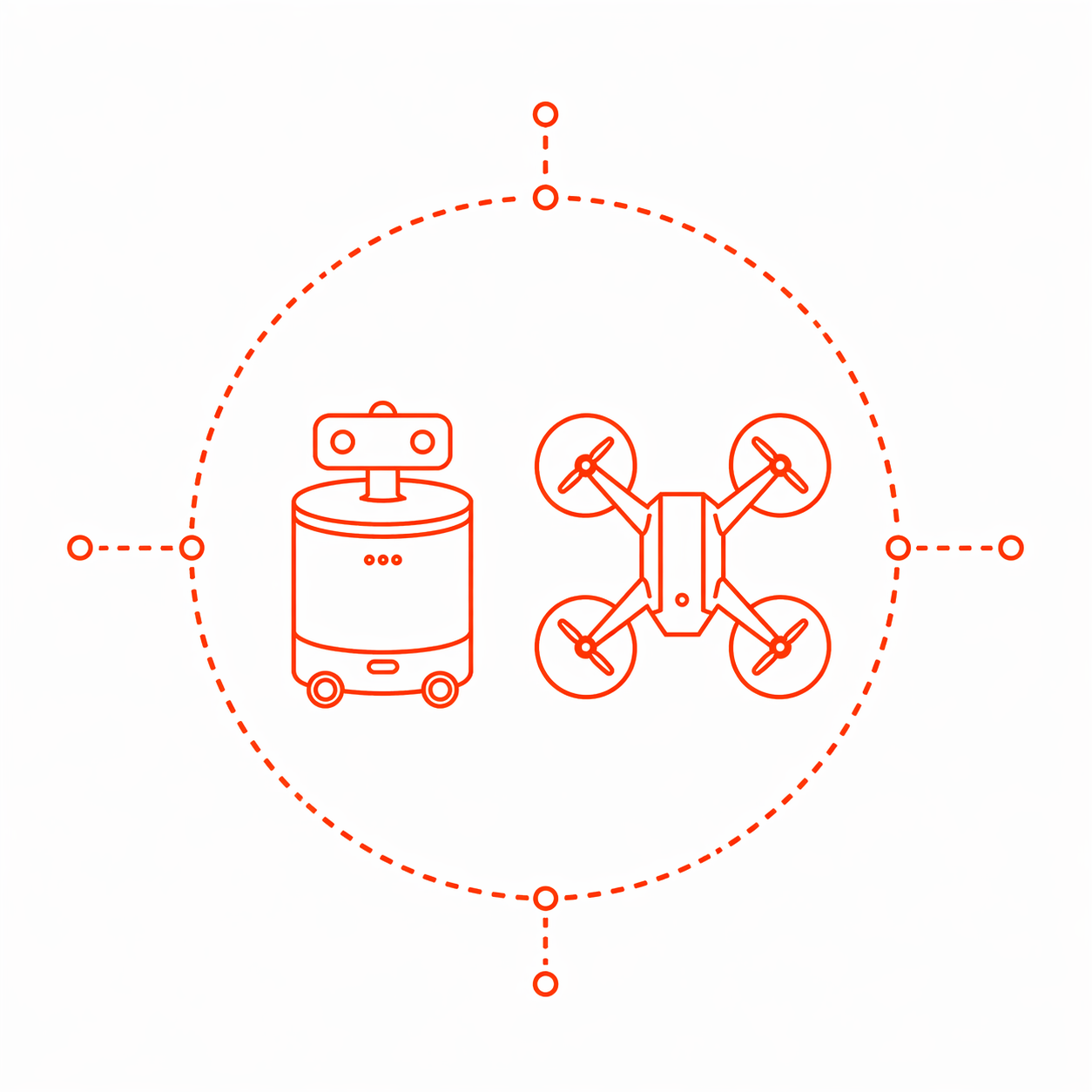 Robotics and autonomous device schematic